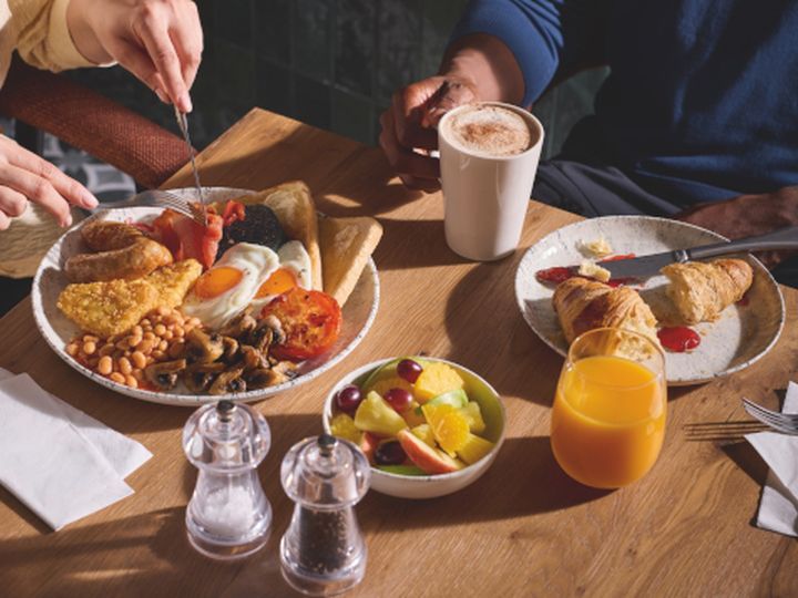 A Premier Inn cooked breakfast